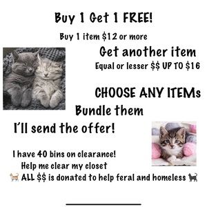 BUY 1 GET 1 FREE! SPEND $12 - GET ANOTHER ITEM FREE pls read post